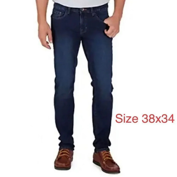 Weatherproof Vintage Men's Stretch Relaxed Fit Regular Jeans Size 38x34 - Picture 1 of 6